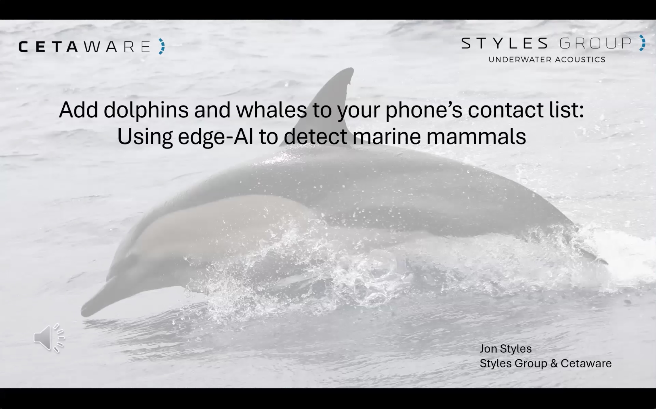 Jon Styles’s talk April 2025