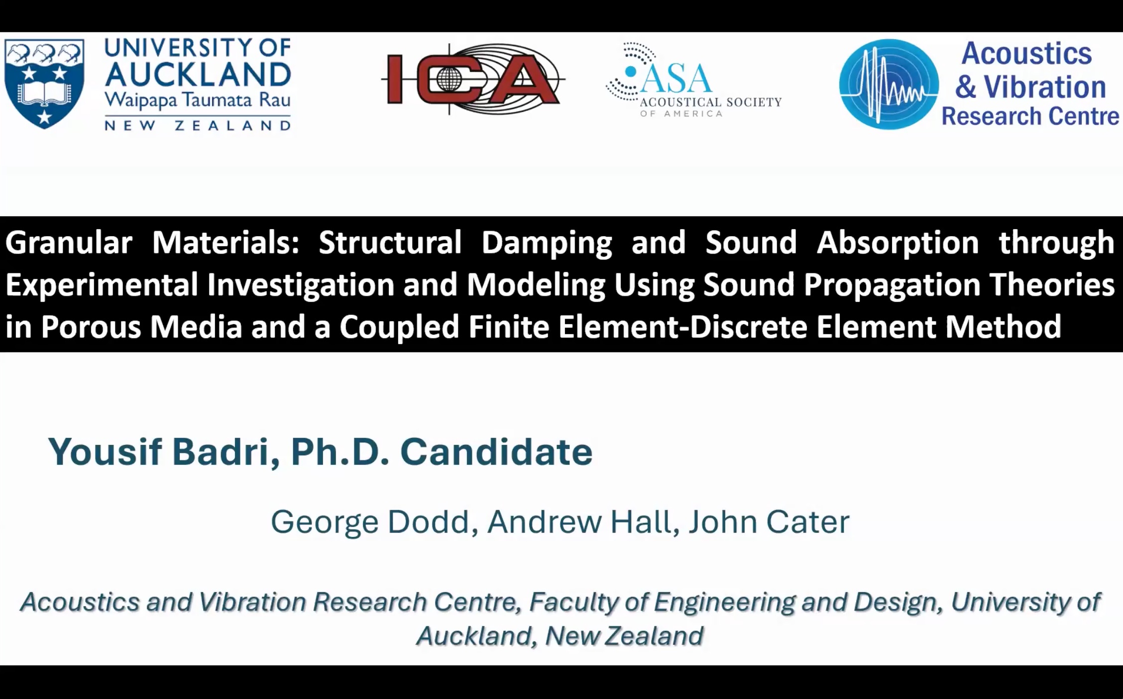 Yousif Badri’s talk May 2025